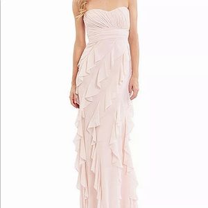 NWT! Designer Badgley Mischka Pink Gown / Dress